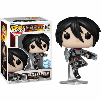 Funko Pop! Anime ATTACK ON TITAN MIKASA ACKERMAN METALLIC FINAL SEASON #1446 [SPECIAL EDITION EXCLUSIVE]