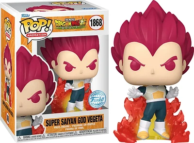 Funko Pop! Anime: Dragon Ball Super - Super Saiyan God Vegeta #1868 [Special Editon]