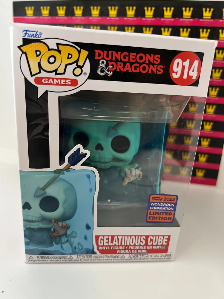 FUNKO POP! DUNGEONS & DRAGONS GELATINOUS CUBE #914 [2023 WONDROUS CON EXCLUSIVE] *PREORDER*