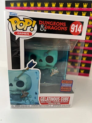 FUNKO POP! DUNGEONS & DRAGONS GELATINOUS CUBE #914 [2023 WONDROUS CON EXCLUSIVE] *PREORDER*