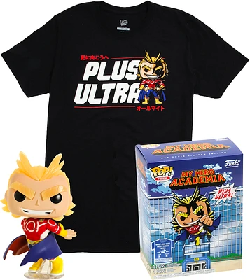 Funko Pop! My Hero Academia: T-Shirt Bundles - Toga / Bakugo Jiro Deku All Might Fumikage Iida **WEB ONLY**
