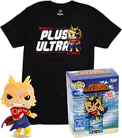 Funko Pop! My Hero Academia: T-Shirt Bundles - Toga / Bakugo Jiro Deku All Might Fumikage Iida **WEB ONLY**
