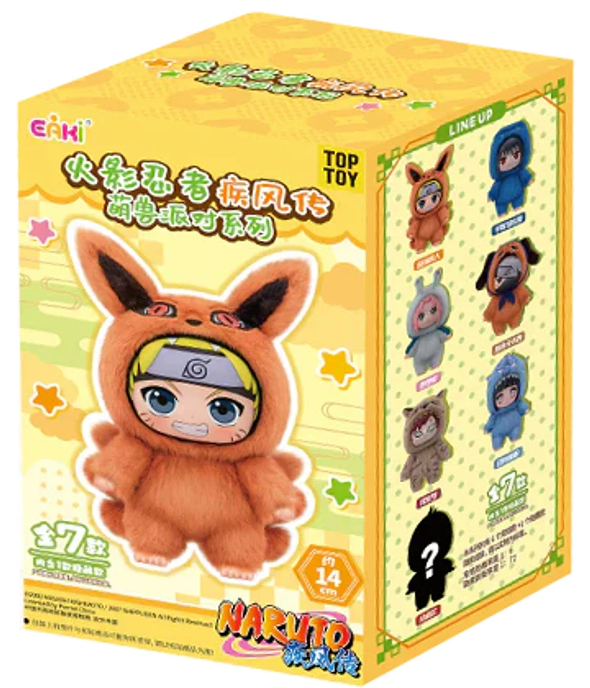 TopToy: Naruto - Beast Party Series Vinyl Face Plush Blind Box