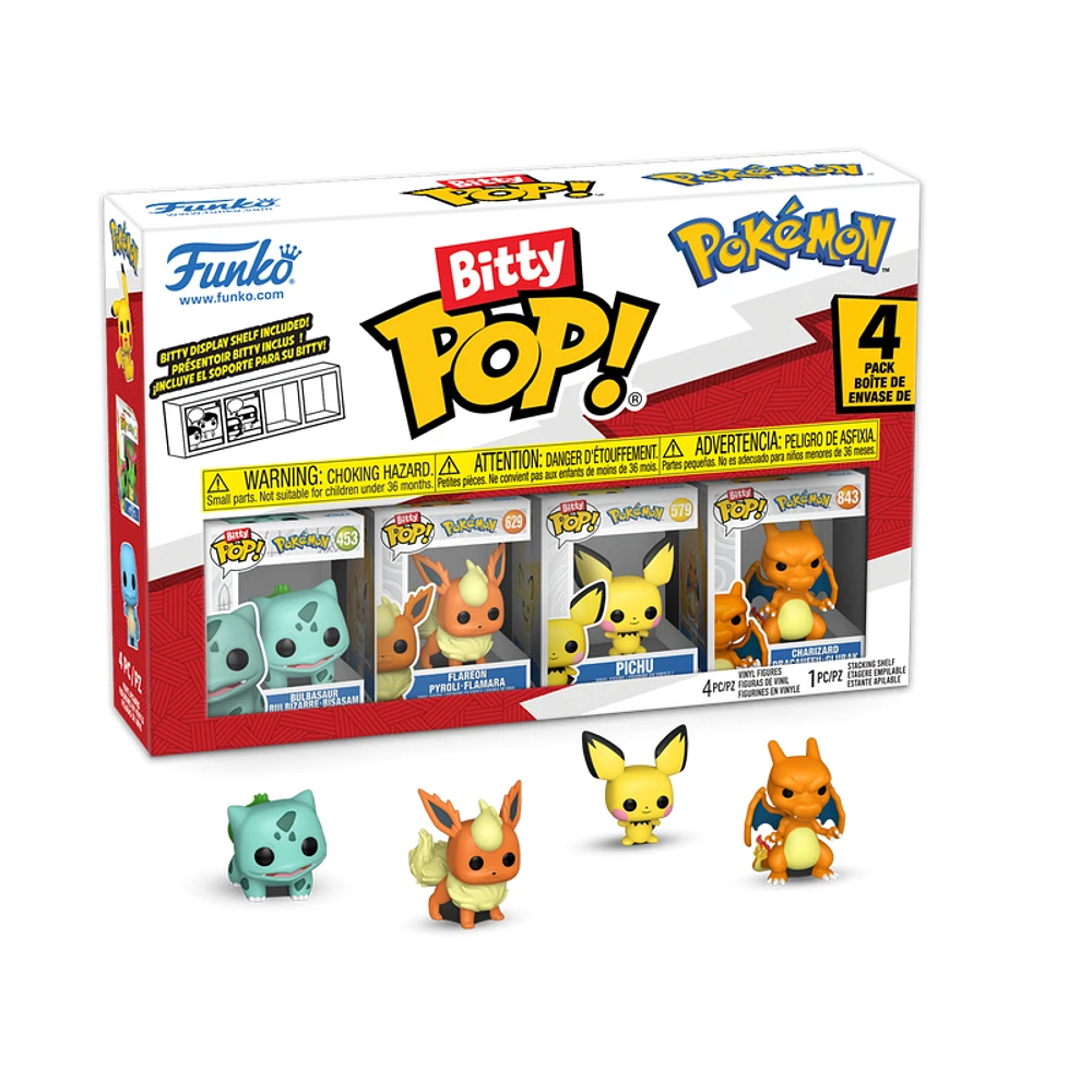 Funko Pop! Bitty Pop - Pokemon 4pk