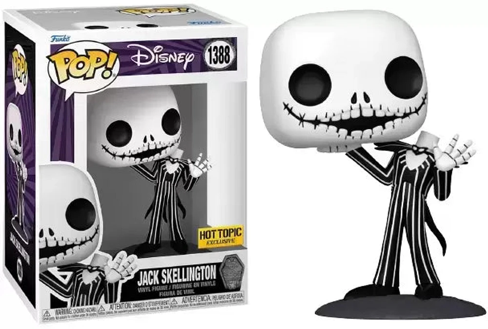 Funko Pop! DISNEY NIGHTMARE BEFORE CHRISTMAS JACK SKELLINGTON #1388 [HOT TOPIC EXCLUSIVE]