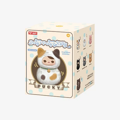 Popmart: Pucky - Roly Poly Kitty Vinyl Face Plush Blind Box