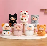 Popmart: Pucky - Roly Poly Kitty Vinyl Face Plush Blind Box