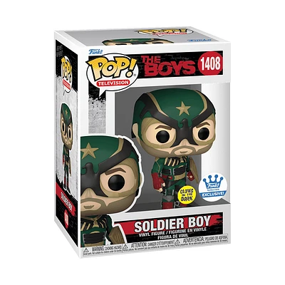 FUNKO POP! THE BOYS SOLDIER BOY GLOW IN THE DARK #1408 (FUNKO SHOP EXCL.) *PREORDER*