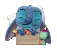 Funko Pop! Disney: Lilo & Stitch - Sleeping Stitch In Bed (Flocked) #1607 [Funko Special Edition] *PREORDER*