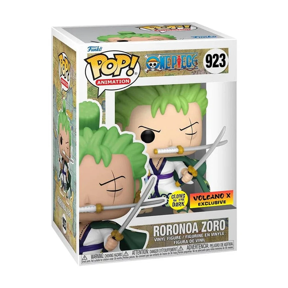 Funko Pop! Anime: One Piece - Roronoa Zoro #923 [Volcano X Exclusive - GITD]