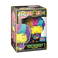 Funko Pop! Music - Jimi Hendrix (Black Light) #239 [2021 NYCC Fall Convention Exclusive]