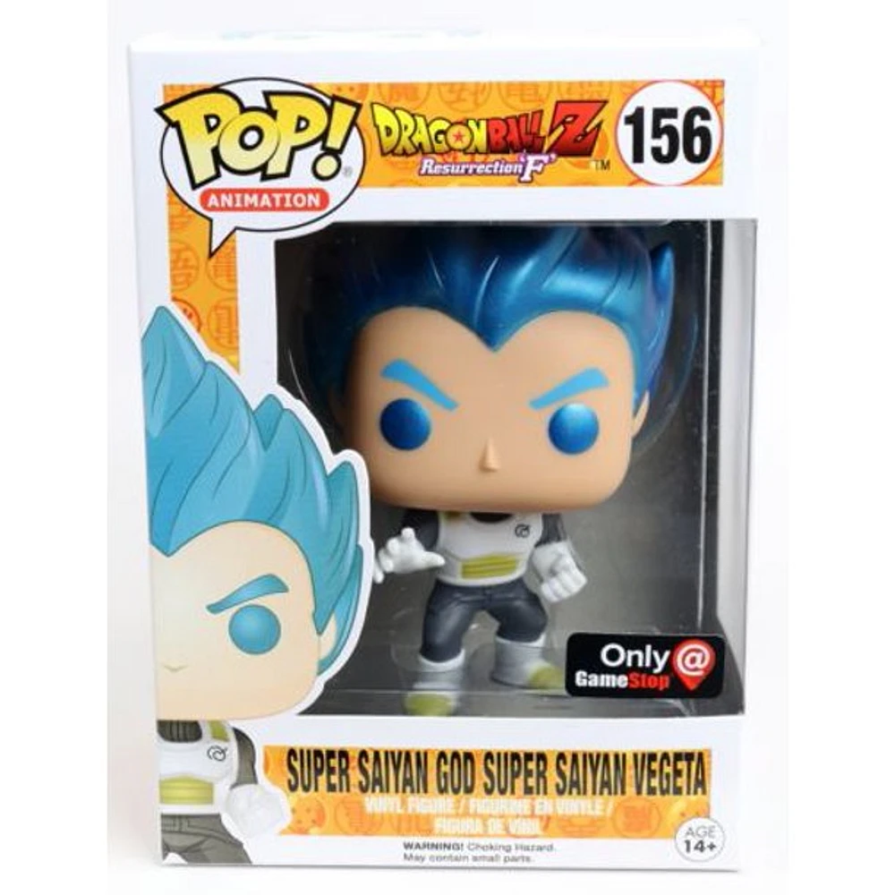 Funko Pop! Animation - Dragon Ball Z -  Metallic SSGSS Vegeta **GAMESTOP EXCL** #156