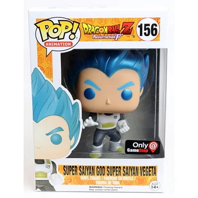 Funko Pop! Animation - Dragon Ball Z -  Metallic SSGSS Vegeta **GAMESTOP EXCL** #156