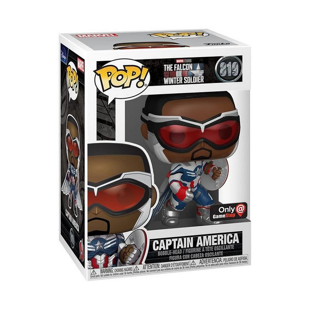 Funko Pop! MARVEL FALCON AND WINTER SOLDIER - CAPTAIN AMERICA #819 *PREORDER* *GAMESTOP EXCLUSIVE*