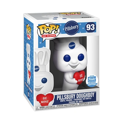 FUNKO POP! AD ICONS: PILLSBURY - PILLSBURY DOUGHBOY [W/ VALENTINE HEART] **FUNKO SHOP EXCLUSIVE** #93