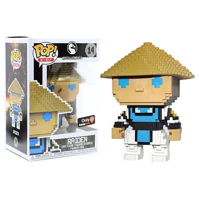 Pop! Games Mortal Kombat 8-Bit Raiden Game Stop Exclusive