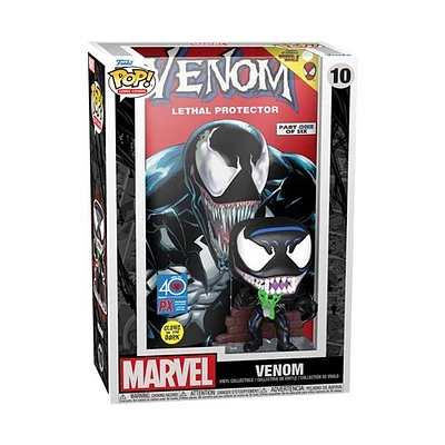 Funko Pop! MARVEL VENOM LETHAL GLOW IN THE DARK GITD COMIC COVER [PX EXCLUSIVE] #10