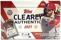 2021 TOPPS CLEARLY AUTHENTIC BASEBALL HOBBY BOX Factory SEALED box