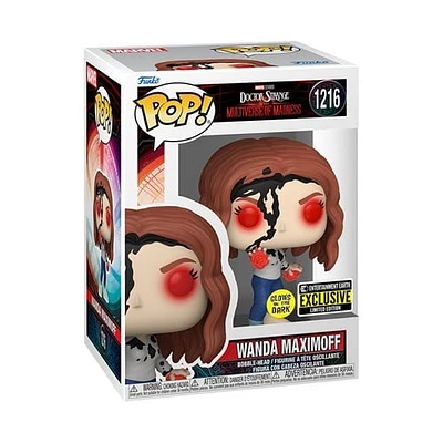 Funko Pop! Marvel: Doctor Strange (Multiverse) - Wanda Maximoff (Scarlet Witch) #1216 [Entertainment Earth Exclusive - GITD]