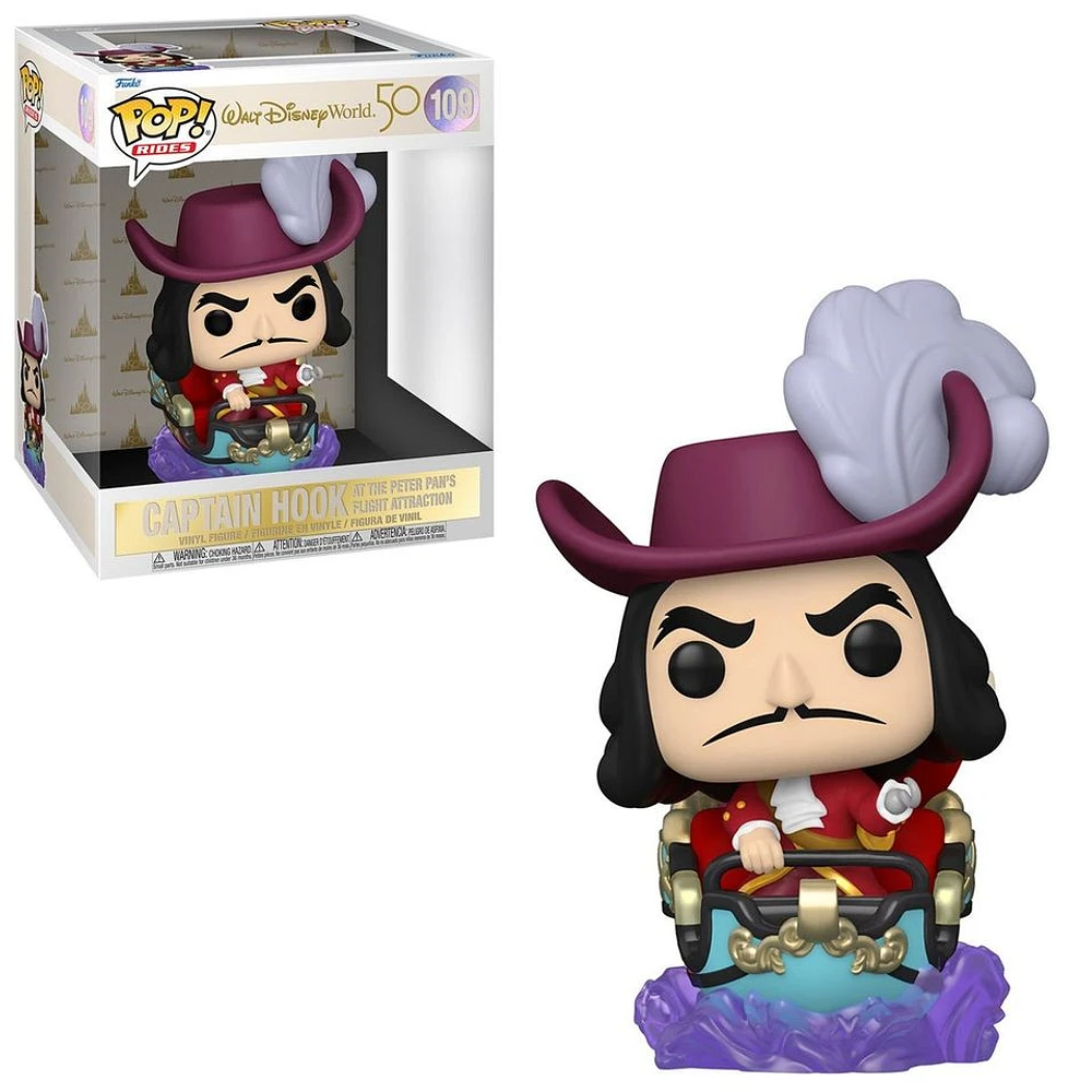 Funko Pop! Disney World 50th CAPTAIN HOOK AT PETER PAN RIDE #109