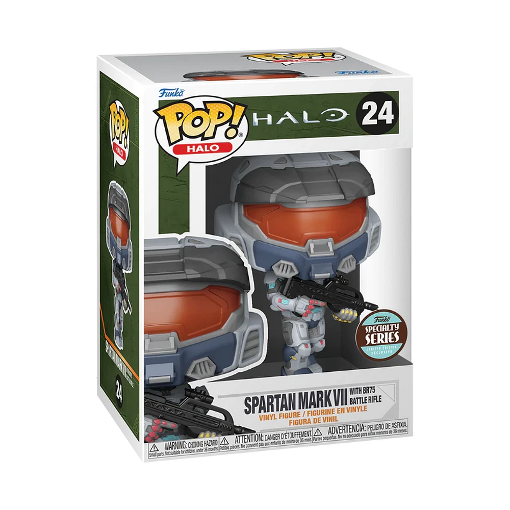 FUNKO POP! HALO INFINITE SPARTAN MARK VII WITH WEAPON [SPECIALTY SERIES EDITION] #24