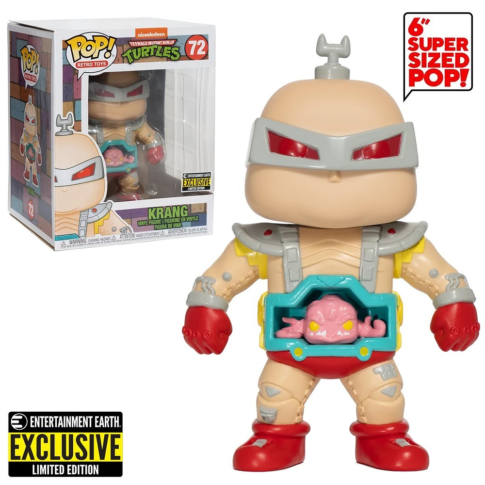 Funko Pop! TMNT Krang 6-Inch Entertainment Earth Exclusive #72