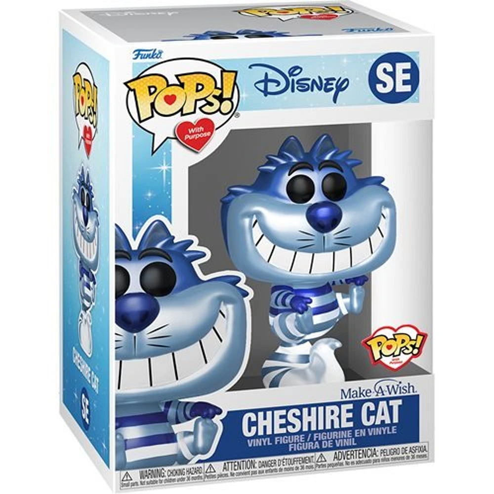 Funko Pop! DISNEY CHESHIRE CAT METALLIC (MAKE-A-WISH) SE