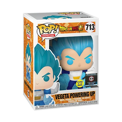 Funko Pop! Super Saiyan God Vegeta Powering Up DBS #713 *Chalice Exclusive* Glow