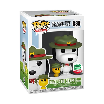 Funko Pop! BEAGLE SCOUT SNOOPY WITH WOODSTOCK - PEANUTS