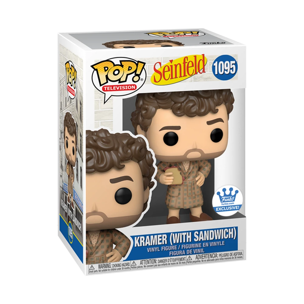 Funko Pop! Television: Seinfeld - Kramer with Sandwich #1095 [Funko Shop Exclusive]