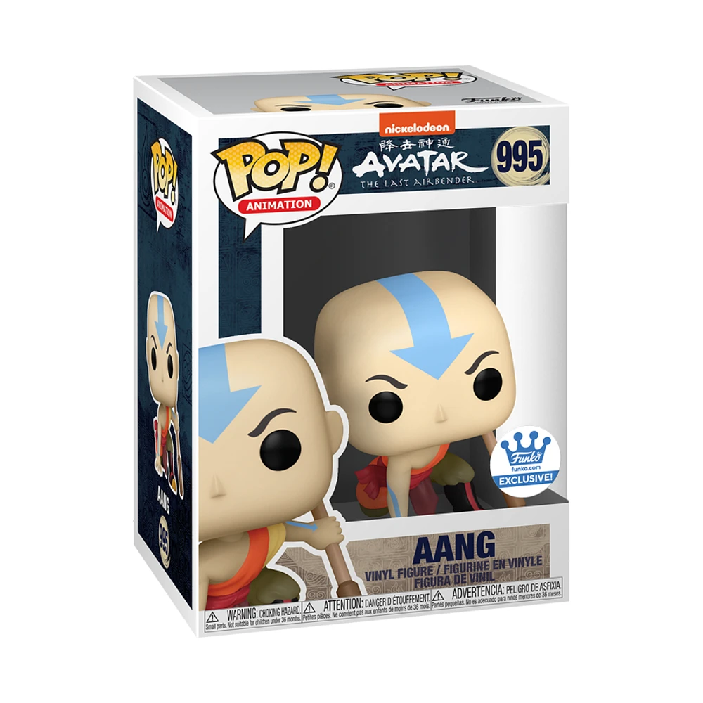 Funko Pop! Avatar: The Last Airbender - Aang (Crouching) #995 [Funko Shop Exclusive]