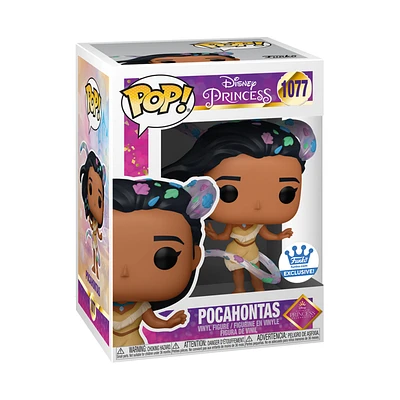 FUNKO POP! DISNEY: ULTIMATE PRINCESSES - POCAHONTAS [W/ LEAVES] **FUNKO SHOP EXCLUSIVE** #1077