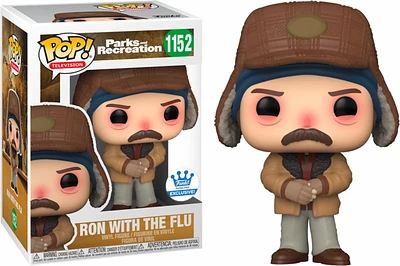 Funko Pop! PARKS AND RECREATION RON WITH THE FLU #1152 *FUNKO SHOP EXCLUSIVE*