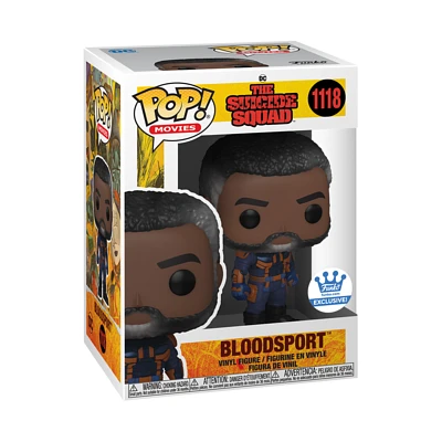 Funko Pop! THE SUICIDE SQUAD BLOODSPORT UNMASKED #1118 *FUNKO SHOP EXCLUSIVE*