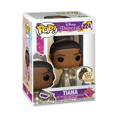 Funko Pop! DISNEY ULTIMATE PRINCESS TIANA WITH PIN #224 *FUNKO SHOP EXCLUSIVE*