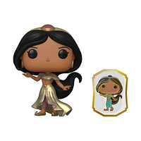 Funko Pop! 2021 NYCC Fall Convention ULTIMATE PRINCESS JASMINE GOLD DRESS WITH PIN