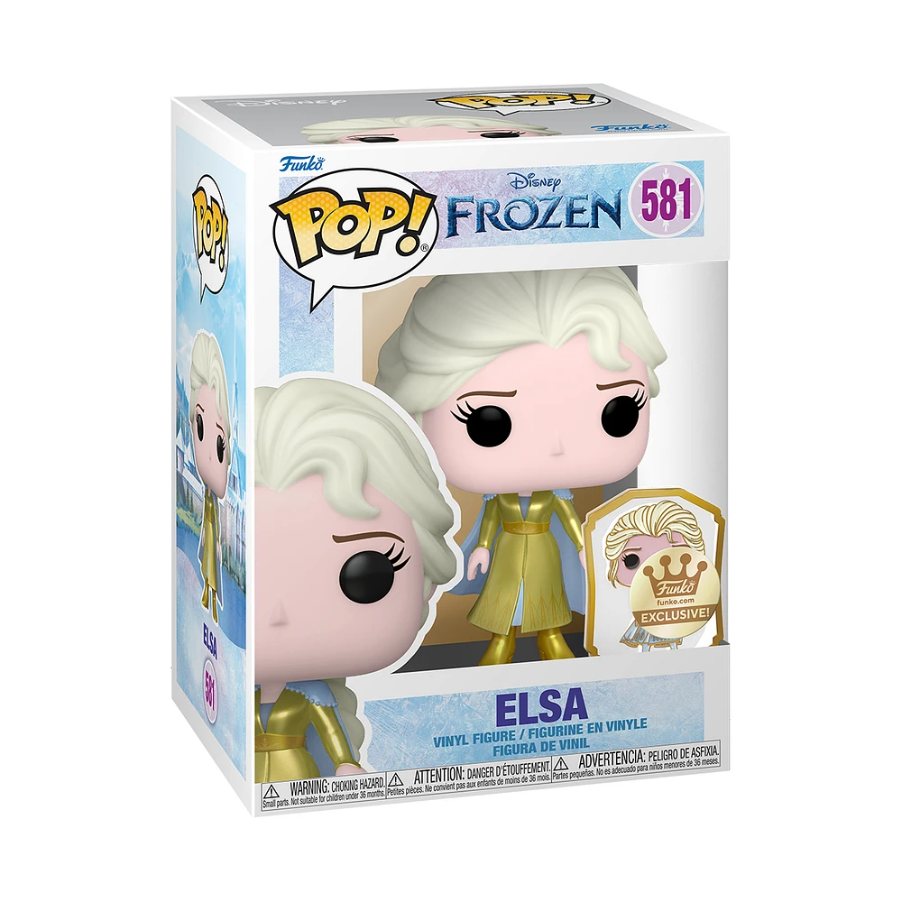 FUNKO POP! DISNEY FROZEN ULTIMATE PRINCESS ELSA with PIN [FUNKO SHOP EXCLUSIVE] #581