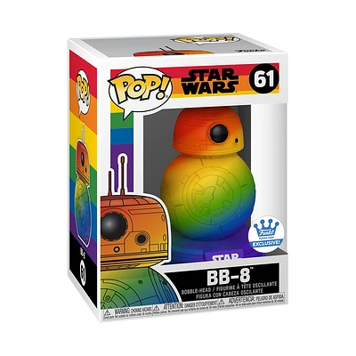 BB-8 Rainbow Pride - The Rise of Skywalker *FUNKO SHOP EXCLUSIVE* #61* BB8