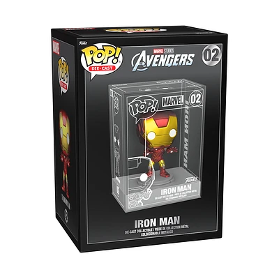 Funko Pop! DIE CAST IRON MAN with HARD CASE AVENGERS *FUNKO SHOP EXCLUSIVE*
