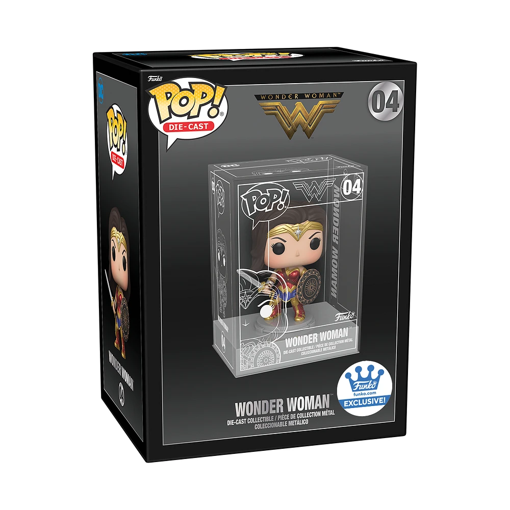 Funko Pop! DC HERO DIE CAST WONDER WOMAN *FUNKO SHOP EXCLUSIVE* #04