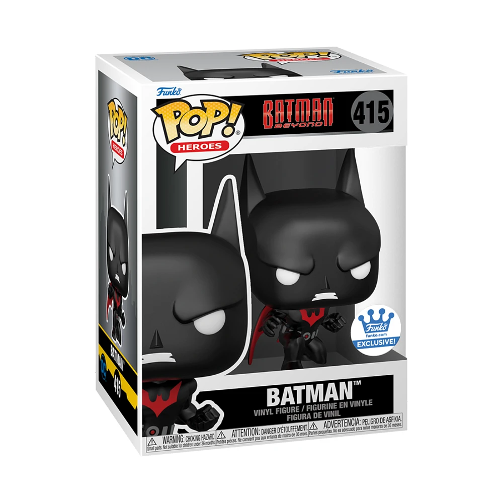 FUNKO POP! HEROES [DC]: BATMAN BEYOND - BATMAN [CROUCHING] **FUNKO SHOP EXCLUSIVE** #415