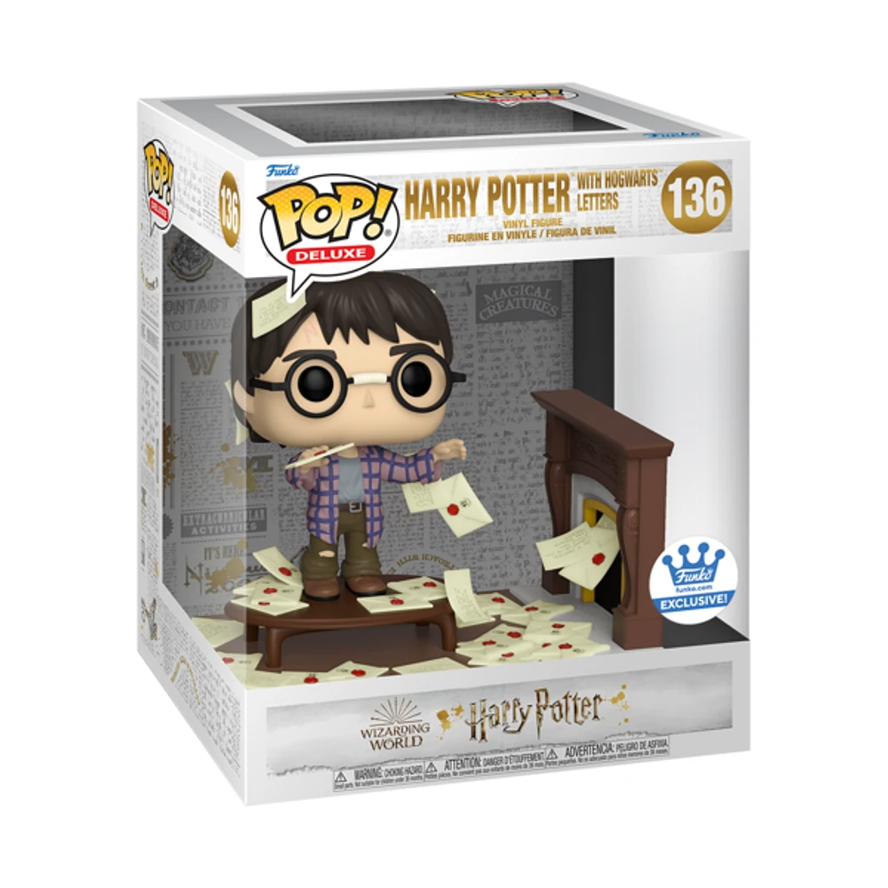 Funko Pop! HARRY POTTER WITH HOGWARTS LETTERS *FUNKO SHOP EXCLUSIVE* #136