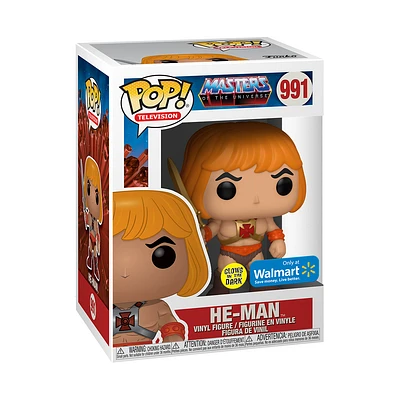 POP! & Tee: Masters of the Universe - He-Man (Glow) - sz Extra Large - Walmart Exclusive
