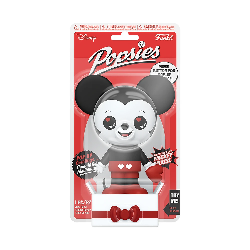 FUNKO POPSIES VALENTINE'S DAY MICKEY MOUSE - DISNEY - FROM MY HEART TO YOURS