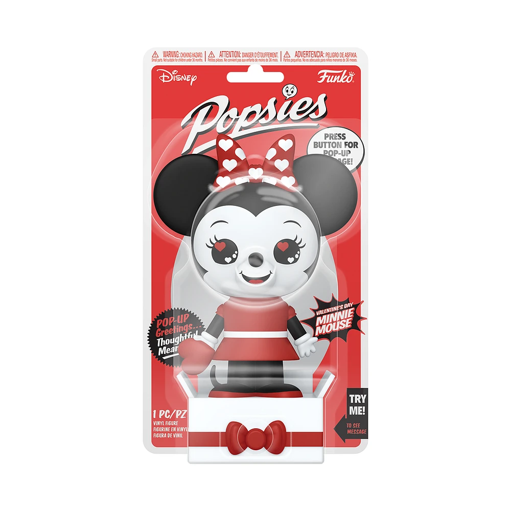 FUNKO POPSIES VALENTINE'S DAY MINNIE MOUSE - DISNEY - YOU'RE MY ONE AND ONLY!