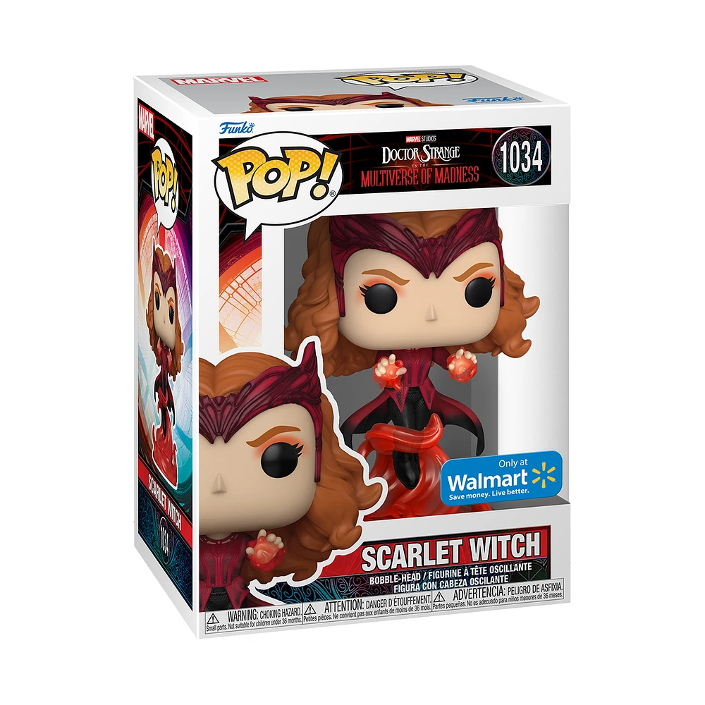 FUNKO POP! DOCTOR STRANGE 2 - SCARLET WITCH GLOW IN THE DARK [WALMART EXCLUSIVE] #1034