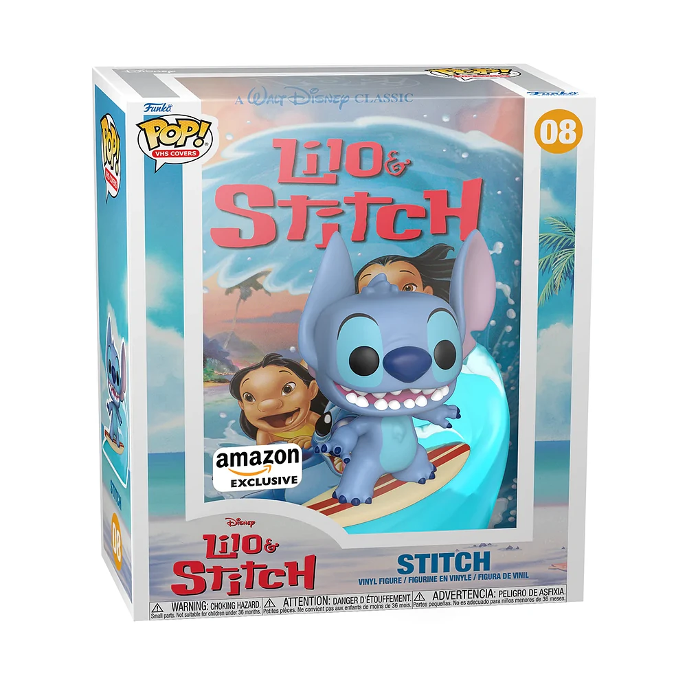 FUNKO POP! DISNEY VHS COVERS - LILO & STITCH *AMAZON EXCLUSIVE* #08