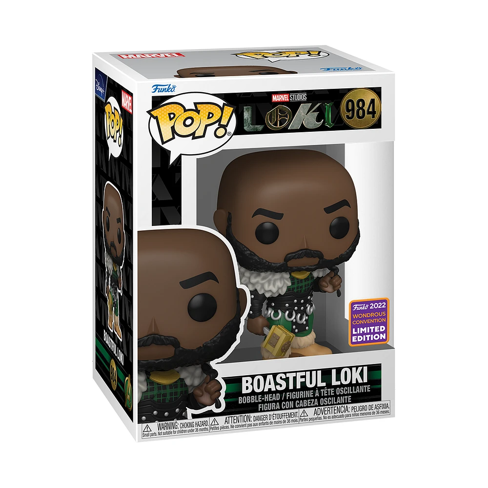 Funko Pop! MARVEL BOASTFUL LOKI #984 [WONDROUS SHARED CONVENTION]