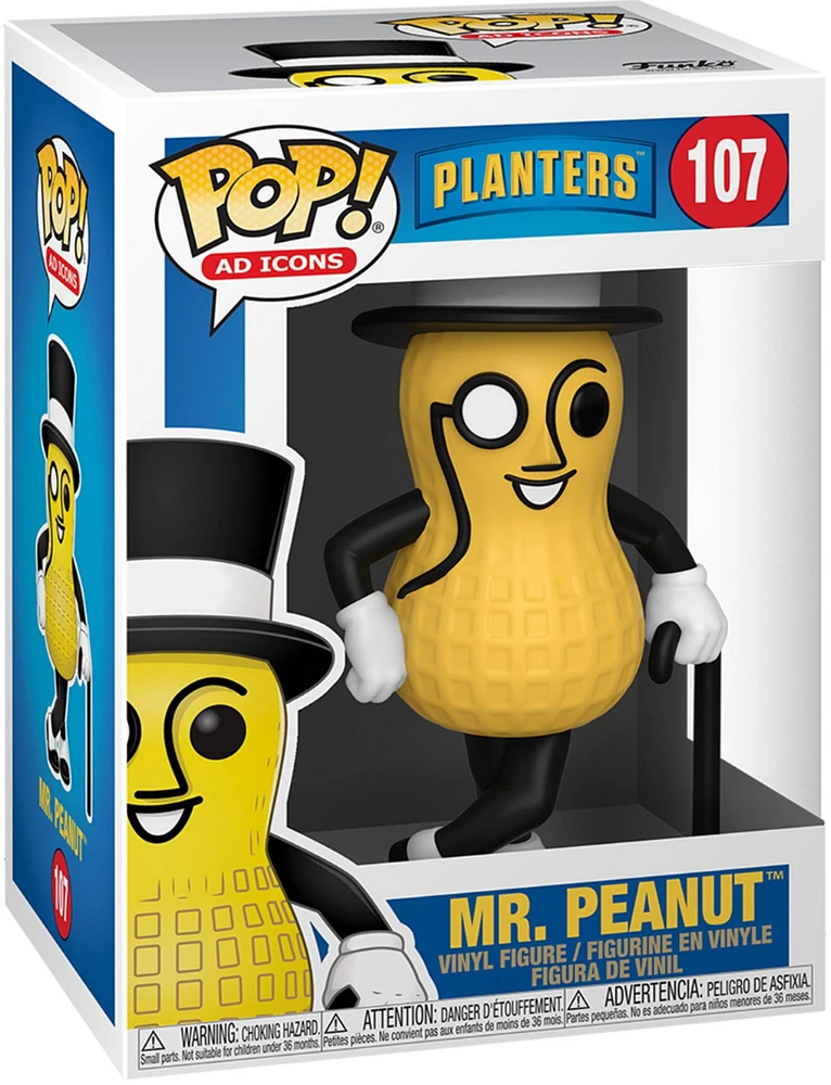 FUNKO POP AD ICON Mr PEANUT - PLANTERS #107