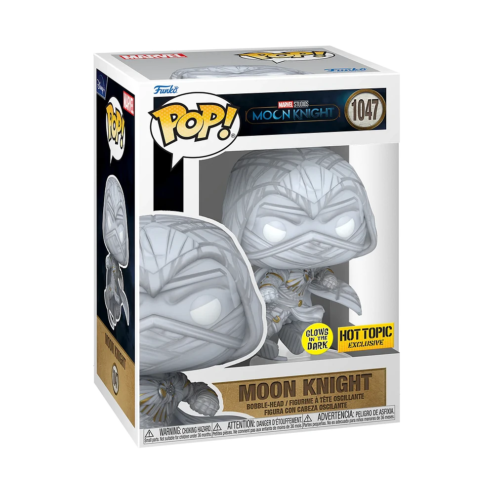 FUNKO POP! MARVEL MOON KNIGHT GITD *HOT TOPIC EXCLUSIVE** #1047